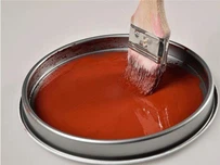 Червен железен оксид пигмент прах